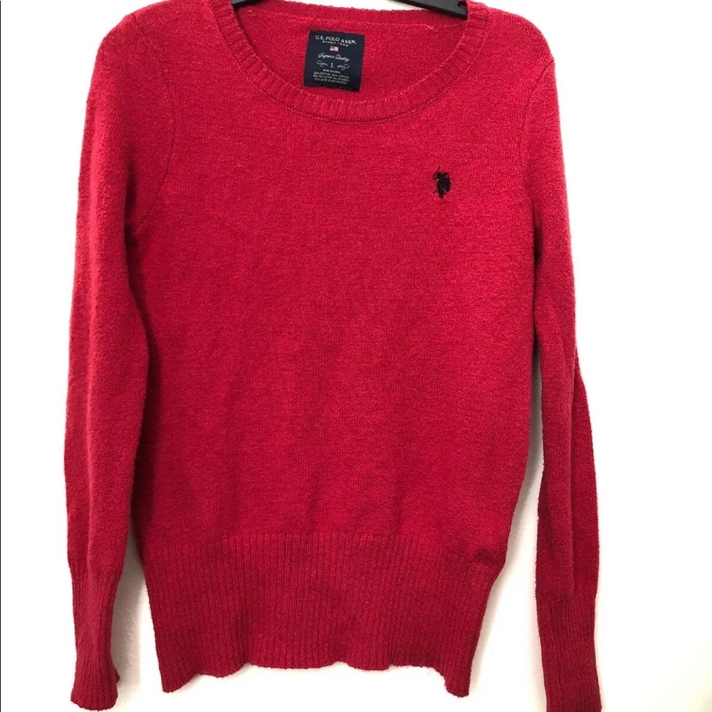 SOLD Super soft red sweater